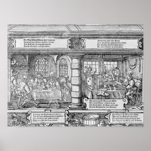 Affiche Scène bancaire (Devant)