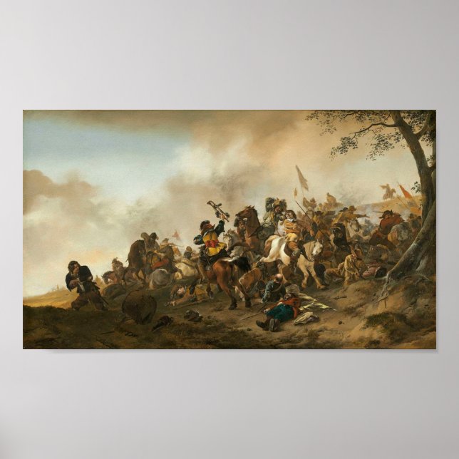 Affiche Scène de bataille (Devant)