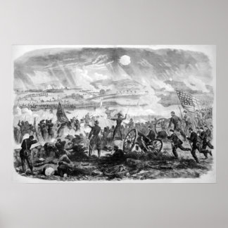 Affiche Scène de bataille de Gettysburg