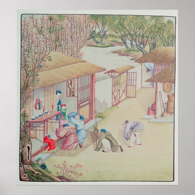 Affiche Scène de dévotion (Devant)