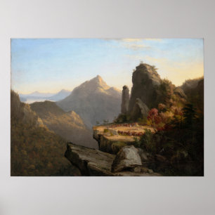 Affiche Scène de La Dernière des Mohicans — Cole