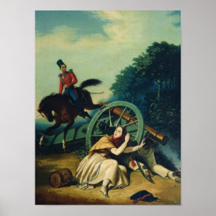 Affiche Scène de la guerre franco-russe de 1812, années 18