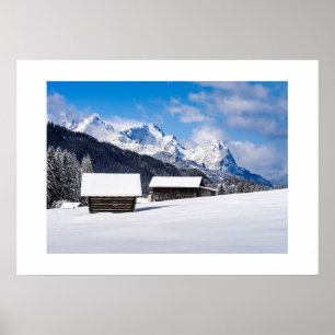 Affiche Scène de la montagne de l'affiche