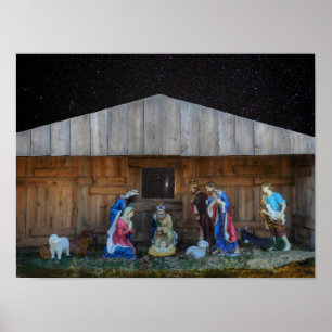 Affiche Scène de la Nativité