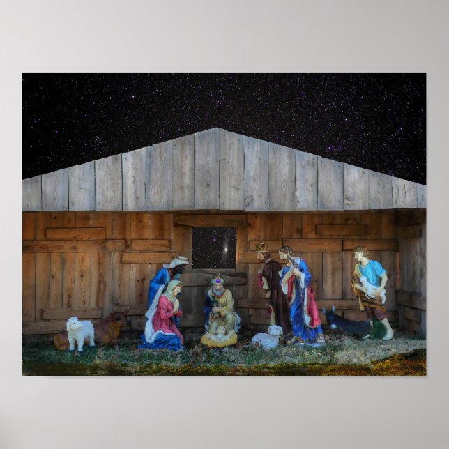 Affiche Scène de la Nativité (Devant)