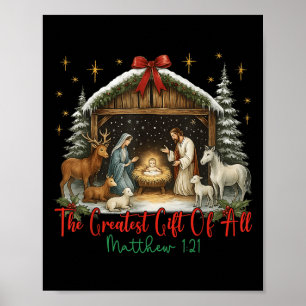Affiche Scène de la Nativité de Jésus La Plus Grande de To