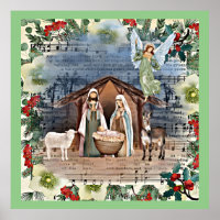 Scène de la Nativité, Joy to the World,