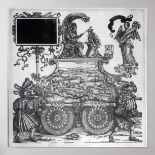 Affiche Scène de la procession triomphale de Maximilien