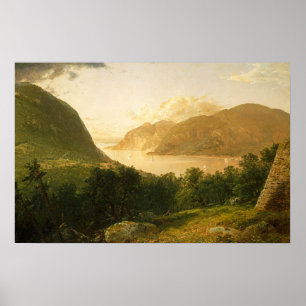 Affiche Scène de la rivière Hudson par John Frederick Kens