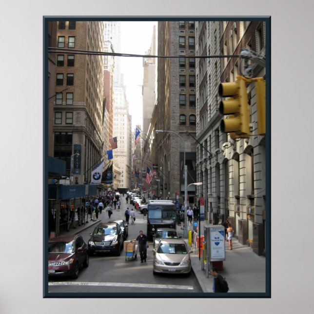 Affiche Scene de New York Street (Devant)
