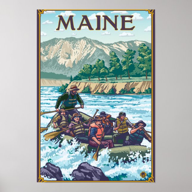 Affiche Scène de Rafting du MaineRiver (Devant)