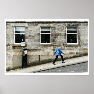 Affiche Scène de rue de Glasgow