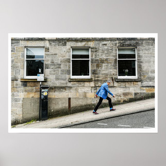 Affiche Scène de rue de Glasgow (Devant)