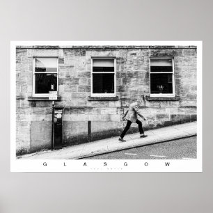 Affiche Scène de rue de Glasgow