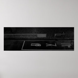 Affiche Scène de rue de nuit à Tokyo - Photographie urbain