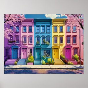 Affiche Scène de rue NYC