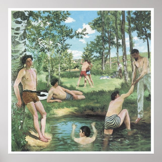 Affiche Scène d'été, 1869 (Devant)
