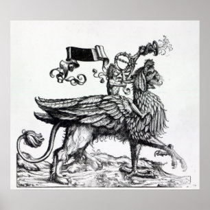 Affiche Scène du cortège triomphal de Maximilian