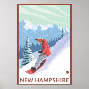 Affiche Scène du New HampshireSnowboard