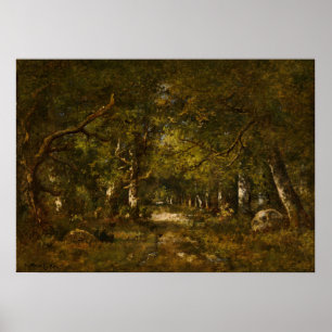 Affiche Scène Forêt - Art Diaz de la Peña