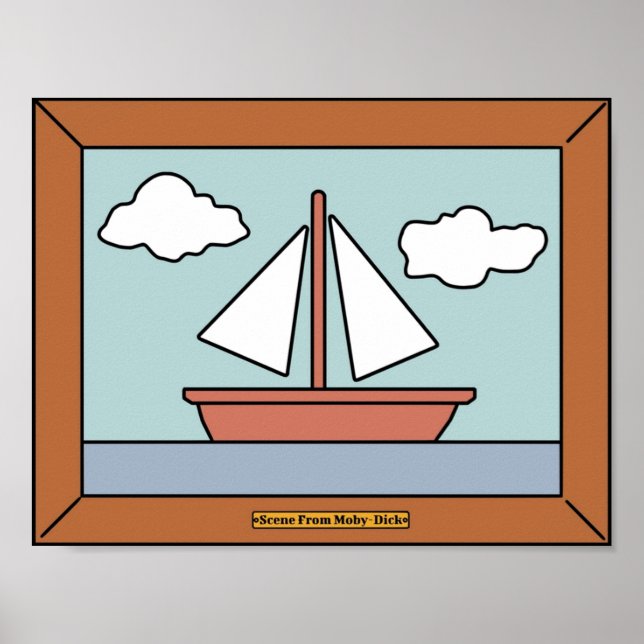 Affiche Scene From MobyDick (Devant)