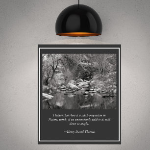 Affiche Scène hivernale du canyon du ruisseau Sabino