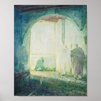 Affiche Scène Marocaine (Tanner)