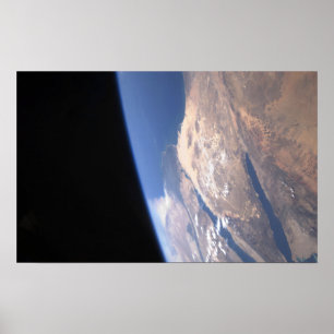 Affiche Scène oblique élevée