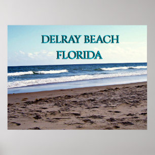Affiche Scène océanique de Delray Beach Floride