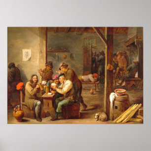 Affiche Scène Taverne - David Teniers Art