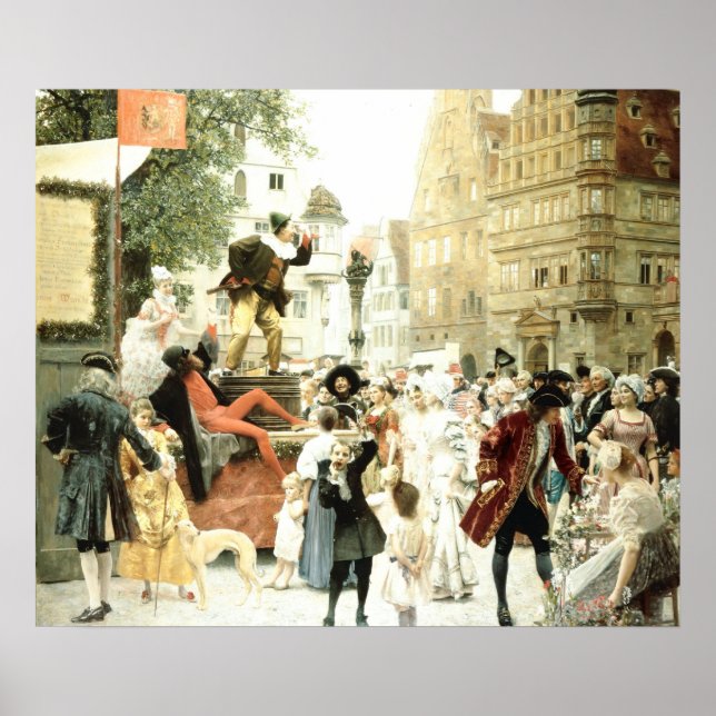 Affiche Scène Théâtre Klimt Hréponurst Imprimer (Devant)