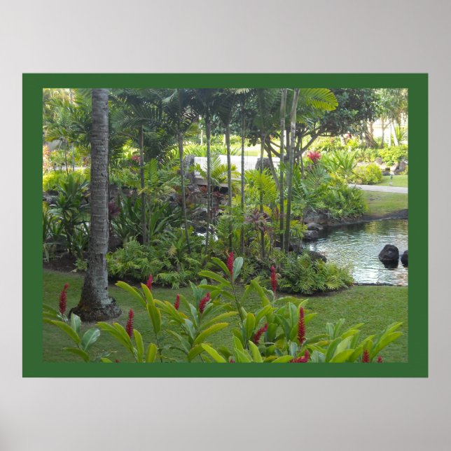 Affiche Scène Tropical Garden (Devant)