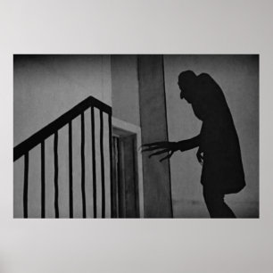 Affiche Scène vintage Nosferatu Shadow