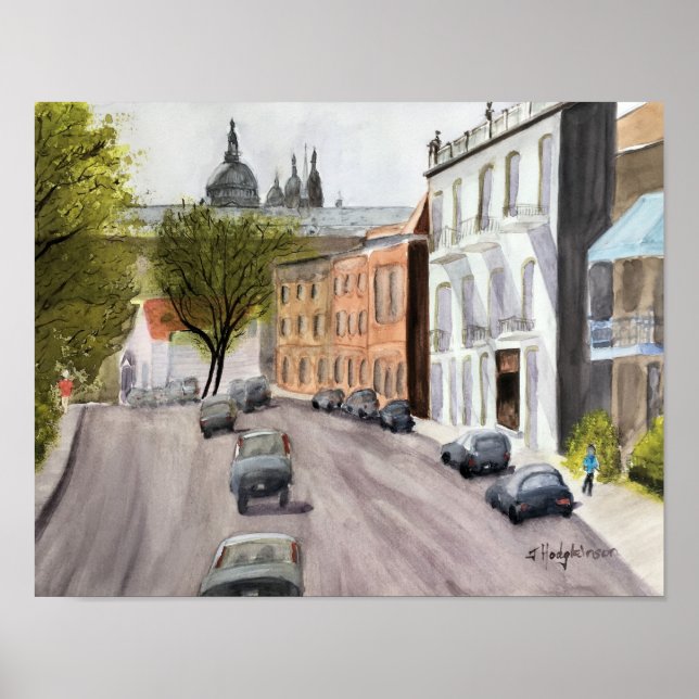 AFFICHE SCÈNES CANADIENNES : MONTRÉAL - COULEUR D'EAU (Devant)