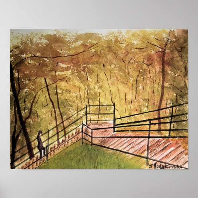 AFFICHE SCÈNES CANADIENNES : MONTRÉAL - COULEUR D'EAU (Devant)