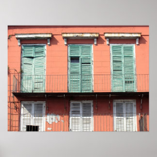 Affiche Scènes de la Nouvelle-Orléans I