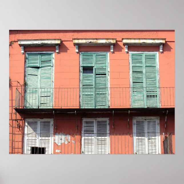 Affiche Scènes de la Nouvelle-Orléans I (Devant)