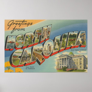 Affiche Scènes du nord 3 de lettre de CarolinaLarge