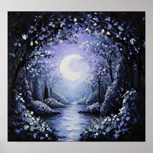 Affiche Scènes florales (Devant)