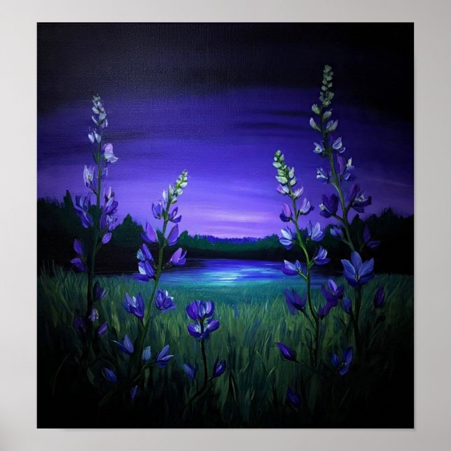 Affiche Scènes florales (Devant)