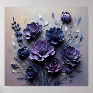 Affiche Scènes florales