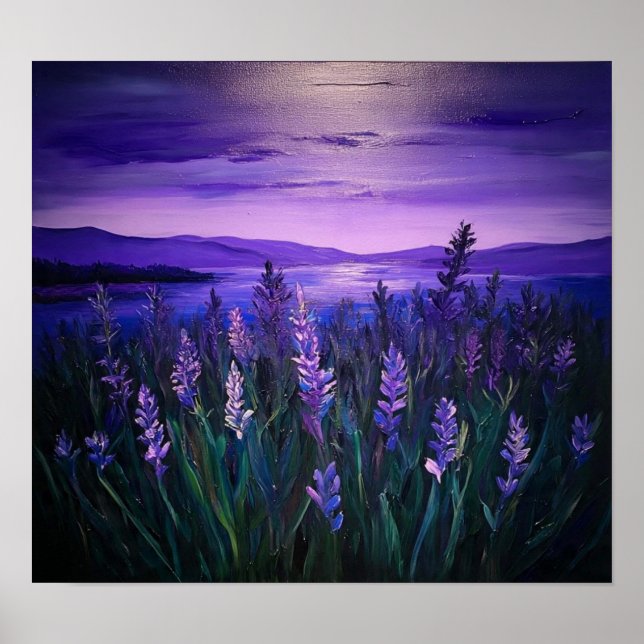 Affiche Scènes florales (Devant)