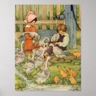Affiche Scènes tôt de ferme