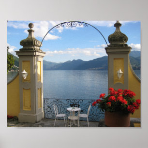 Affiche Scenic Lake Como Varenna Italy