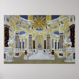 Affiche Scénographie pour 'le Flute magique