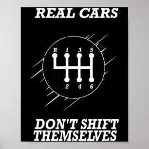 Affiche Schéma de changement de vitesse de la transmission
