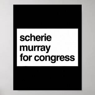 Affiche Scherie Murray Pour le Congrès Ny Pro Trump Électi