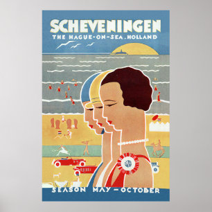 Affiche Scheveningen Beach