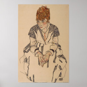 Affiche Schiele - Belle-sœur de l'artiste Adele Harms…
