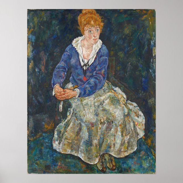 Affiche Schiele - Edith de la femme (Devant)